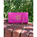 Carlington Clutch/Crossbody Hot Pink by Caroline Hill