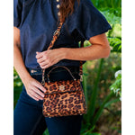 Vivienne Handbag Spotted Saddle by Caroline Hill