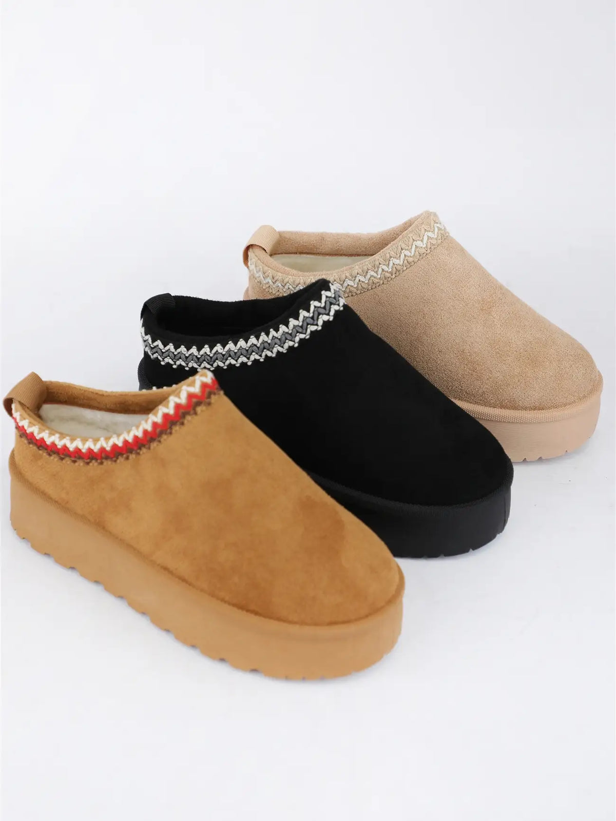 FAUX UGG SLIPPER- Camel