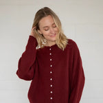 Emmie Button Down Lightweight Cardigan - * available in Gray, Royal or Wine