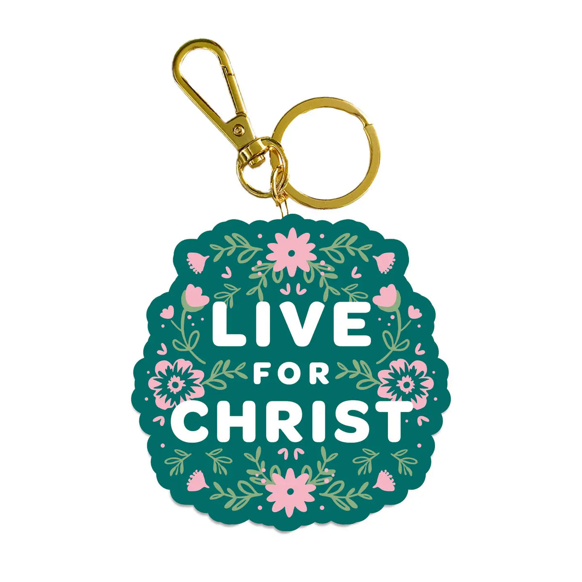 LIVE IN CHRIST KEYCHAIN