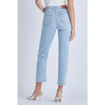 HIDDEN LIGHT WASH CLEAN STRETCH STRAIGHT JEANS