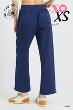 On the Go Drawstring Joggers-**Navy, Black or Sage