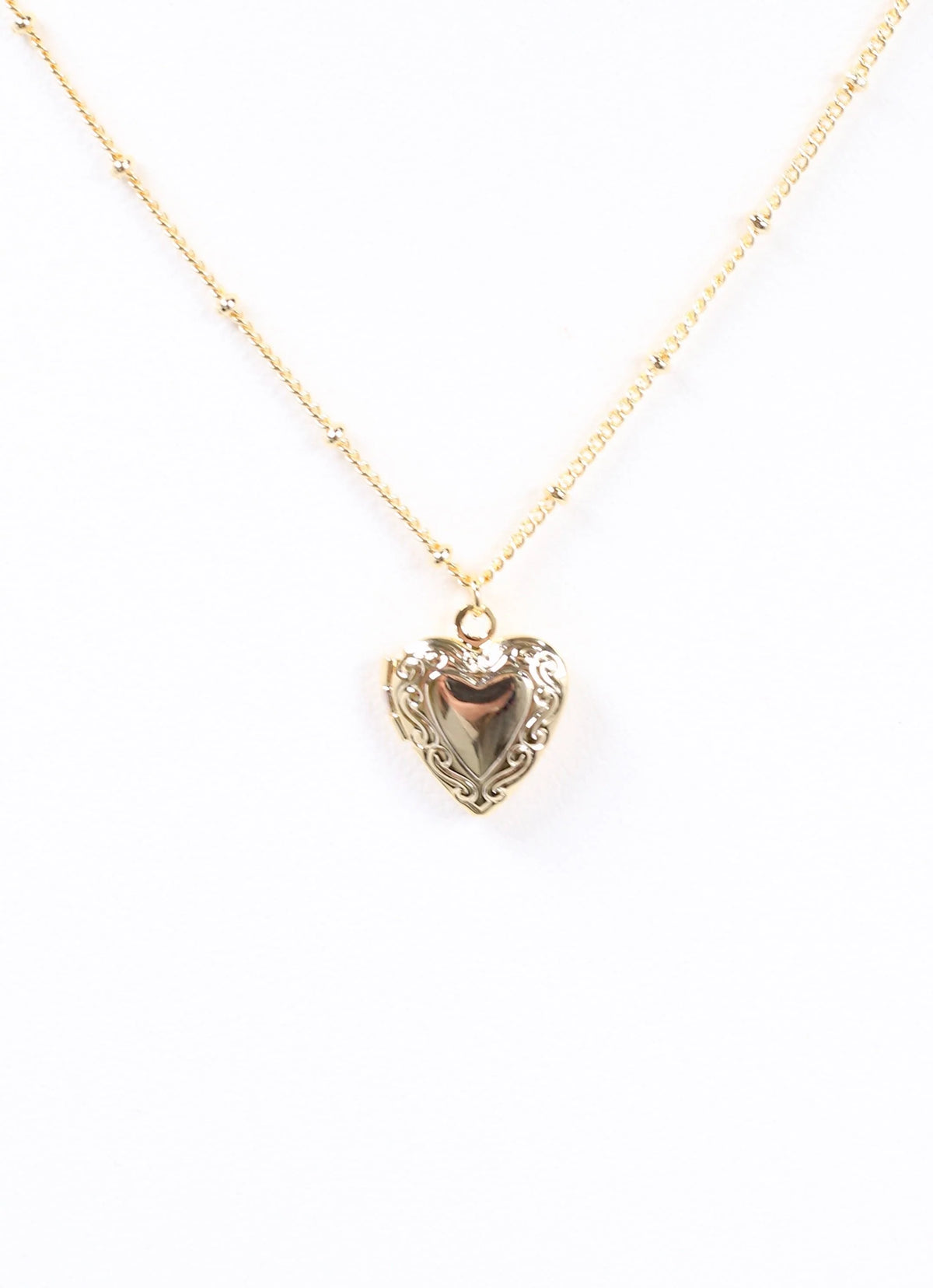 HOUGHTON HEART LOCKET NECKLACE