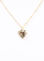 HOUGHTON HEART LOCKET NECKLACE