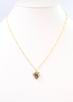 HOUGHTON HEART LOCKET NECKLACE