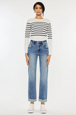 Kancan HIGH RISE SLIM STRAIGHT JEANS