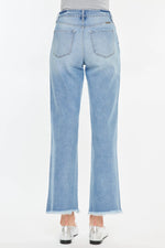 Kancan HIGH RISE SLIM WIDE LEG LIGHT/MEDIUM WASHED