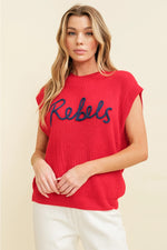 Rebels Ribbed Sweater Vest