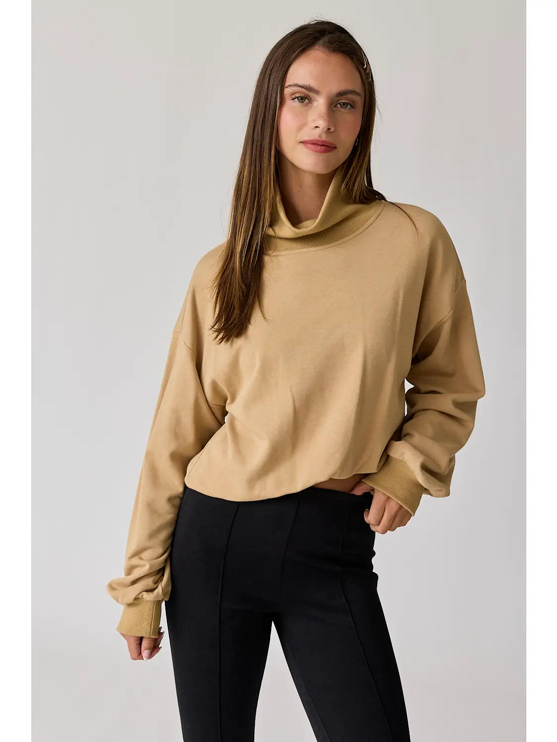 Vivian Bubble Hem Sweatshirt