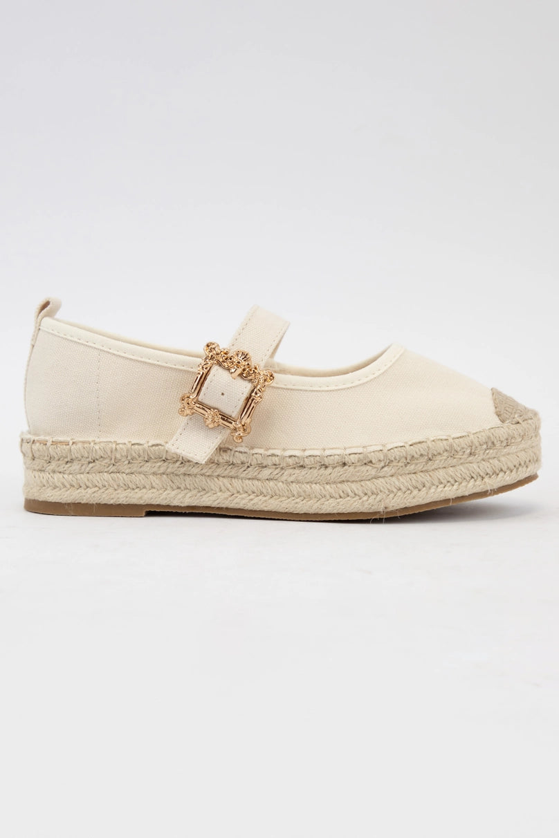 Wynna Espedrille Platform Closed Toe