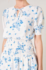 Chandler Smocked Top Floral Top