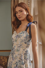 Majesty Floral Villa Garden Eyelet Midi Dress