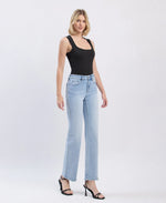 LOVERVET HIGH-RISE SLIM WIDE LEG