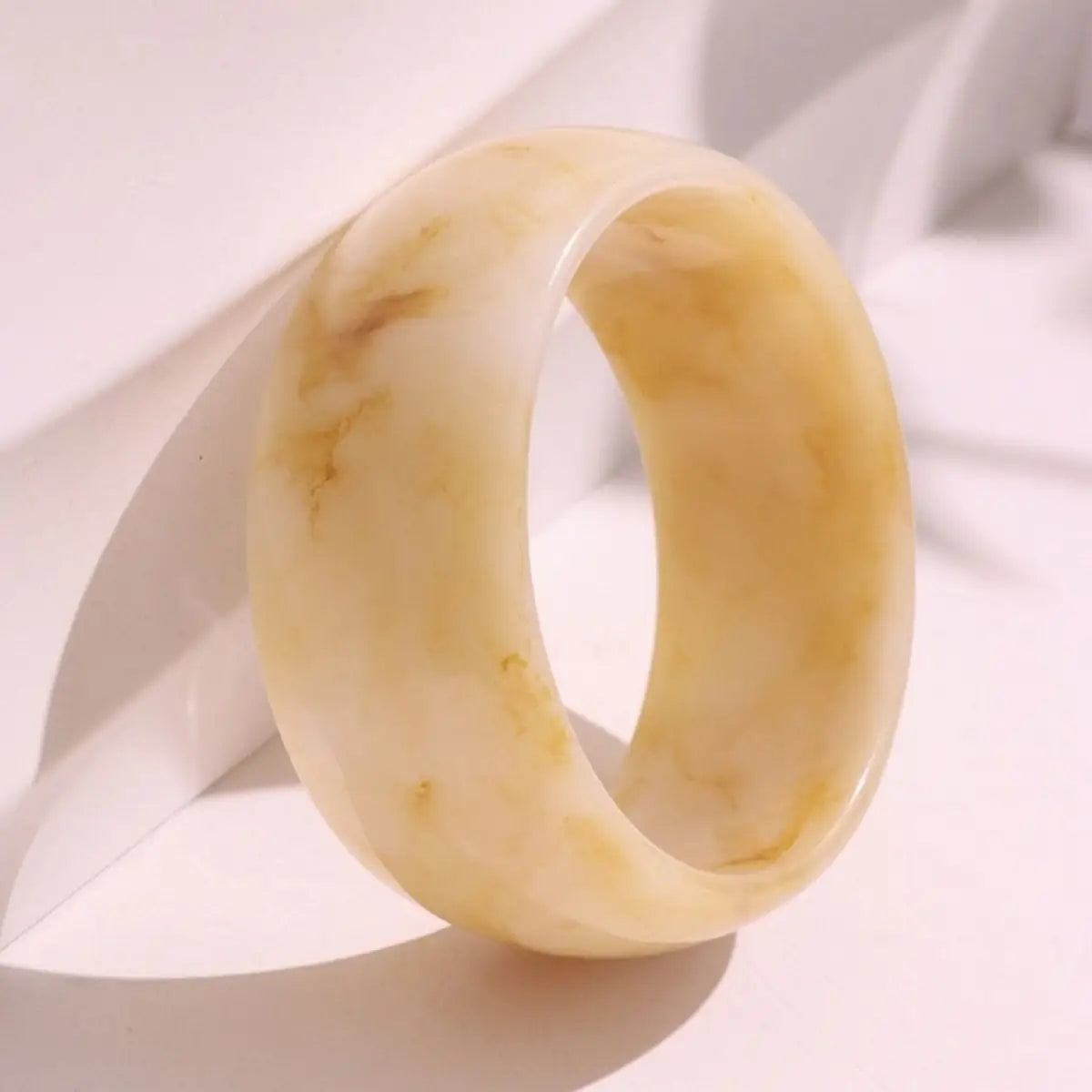 TRANSLUCENT BANGLE- CREAM