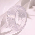 TRANSLUCENT BANGLE- CLEAR