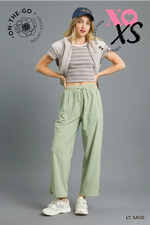 On the Go Drawstring Joggers-**Navy, Black or Sage