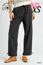 On the Go Drawstring Joggers-**Navy, Black or Sage