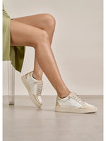 Juniper #2 Light Gold and White Sneaker