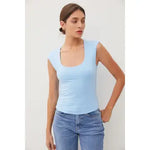 Basic Cap Sleeve Top