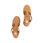 Yellowbox Lubbock Block Heel Mary Jane Clog- Nude