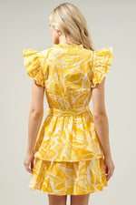 Dayglow Tropics Marisol Tiered Mini Dress