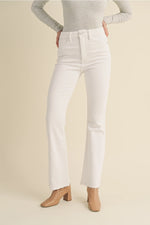 White High Vintage Skinny Flare