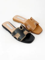 H Shape Stitched Slide