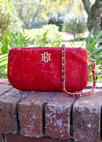 LIVI CROSSBODY- LEOPARD OR RED