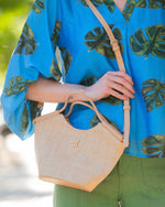 LELAND MINI TOTE IN NATURAL BY CAROLINE HILL
