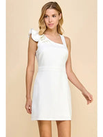 One Ruffle Strap Dress