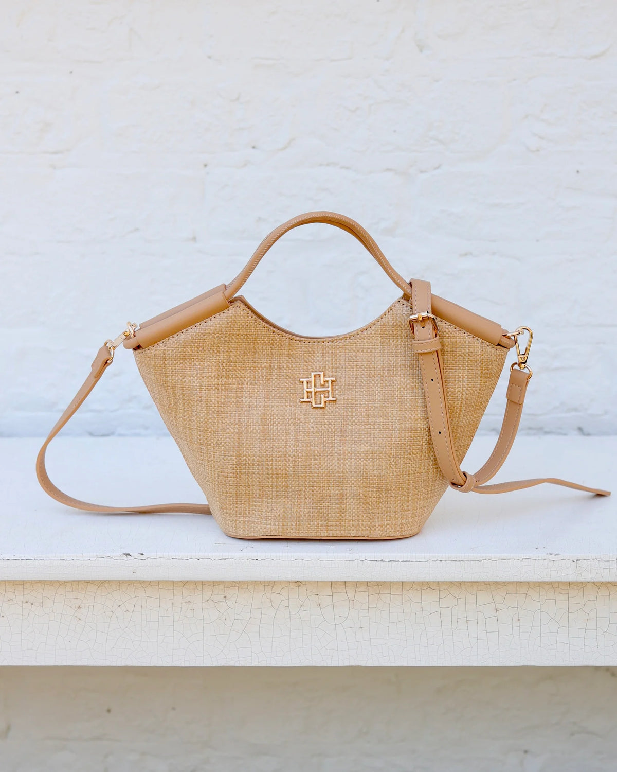 LELAND MINI TOTE IN NATURAL BY CAROLINE HILL