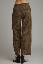 Animal Print Wide Leg Pant